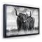 Designart - Longhaired Scottish Bull - Cottage Canvas Art Print in Black Frame